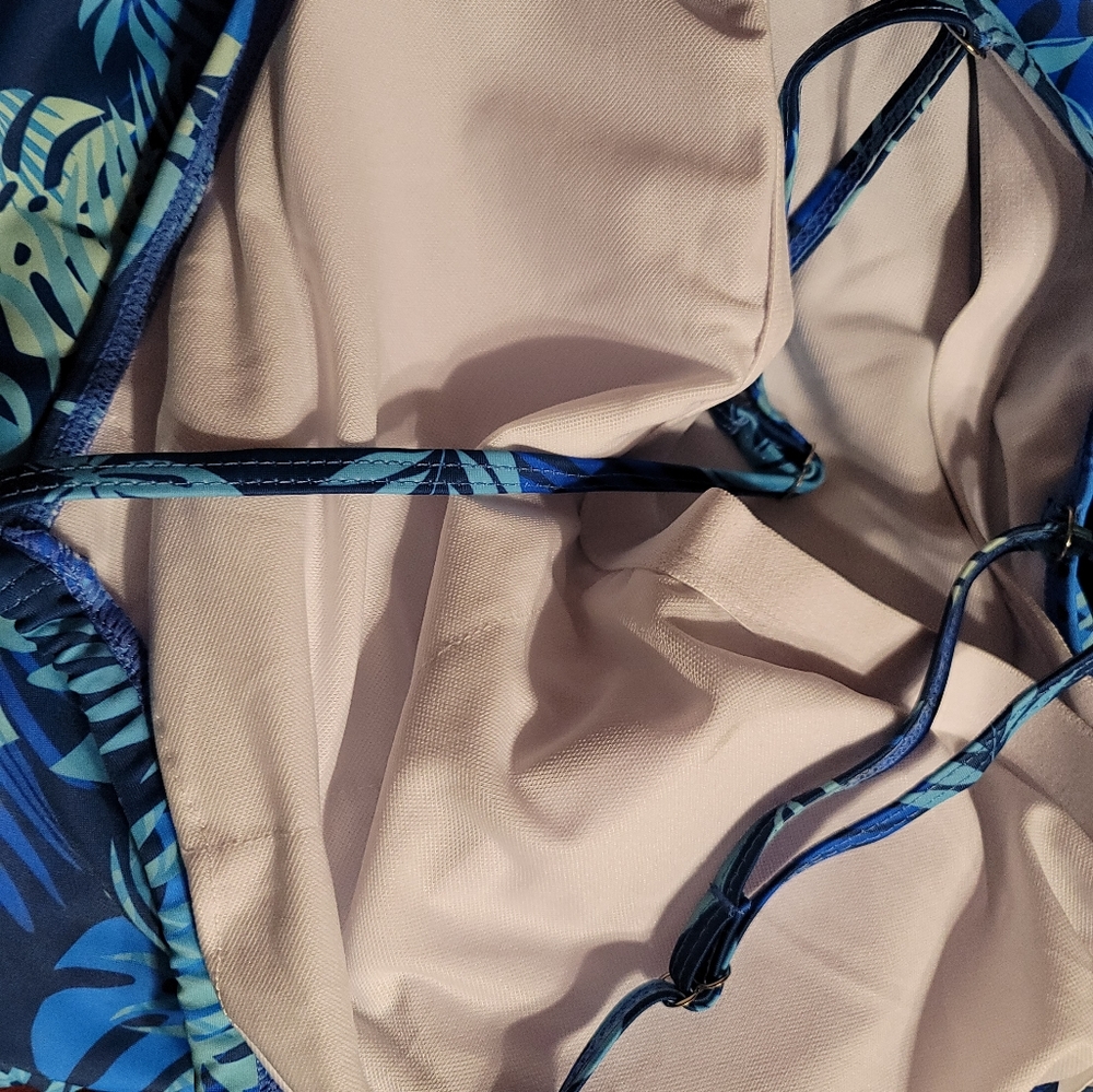 NWT HIGH NECK SLIMMING TANKINI SET SWIM BATHING SUIT MEDIUM - Picture 12 of 12